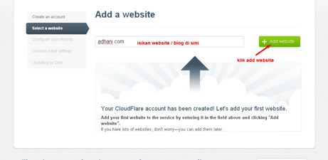 menambahkan blog di cloudflare