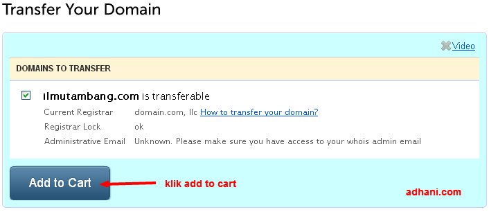 Transfer a Domain